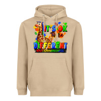 Mushroom it's ok to be different autism awareness Heavyweight Hoodie - FaDigitalArtStudio