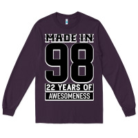 Plum Made in 98 22 Years Of Awesomeness Long Sleeve Tee - Bettercallsaul