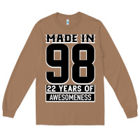 Toasted Coconut Made in 98 22 Years Of Awesomeness Long Sleeve Tee - Bettercallsaul
