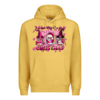 Antique Gold i'm dreaming of a pink christmas Premium Hoodie - FaDigitalArtStudio