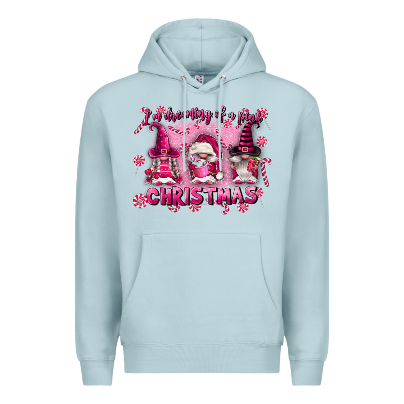 I'm Dreaming Of A Pink Christmas Premium Hoodie by FaDigitalArtStudio | Teevron