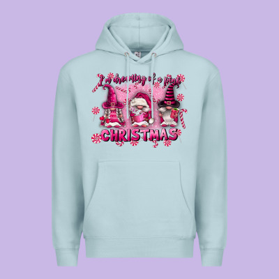 I'm Dreaming Of A Pink Christmas Premium Hoodie Designed By Fadigitalartstudio