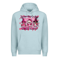 Blue Mist i'm dreaming of a pink christmas Premium Hoodie - FaDigitalArtStudio