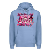 Colony Blue i'm dreaming of a pink christmas Premium Hoodie - FaDigitalArtStudio