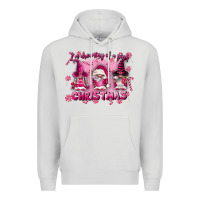 Dove Grey i'm dreaming of a pink christmas Premium Hoodie - FaDigitalArtStudio