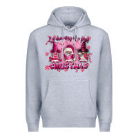 Heather Grey i'm dreaming of a pink christmas Premium Hoodie - FaDigitalArtStudio
