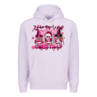 Lilac i'm dreaming of a pink christmas Premium Hoodie - FaDigitalArtStudio