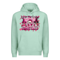 Seafoam i'm dreaming of a pink christmas Premium Hoodie - FaDigitalArtStudio