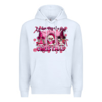 White i'm dreaming of a pink christmas Premium Hoodie - FaDigitalArtStudio