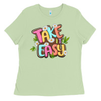 Matcha take it easy Ladies Tee - MaliasSmallBusiness