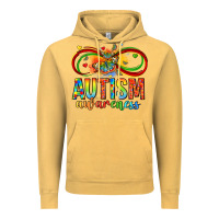 Vintage Mustard autism awareness butterfly infinity symbol Vintage Hoodie - LillyAllenDesigns