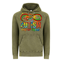 Vintage Olive autism awareness butterfly infinity symbol Vintage Hoodie - LillyAllenDesigns