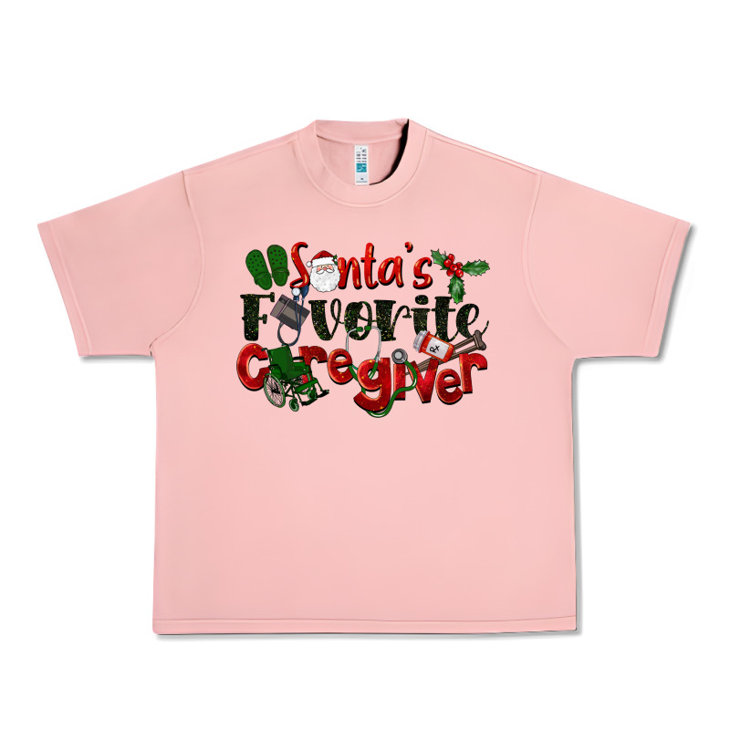Santa's Favorite Caregiver Christmas Urban Heavy Tee by LillyAllenDesigns | Teevron