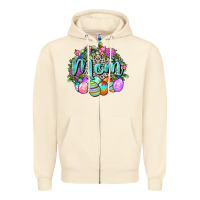 Sandshell Easter Mom  Happy Easter Day Zipper Hoodie - CowGirlArtShop