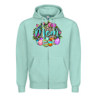 Easter Mom  Happy Easter Day Zipper Hoodie | Teevron
