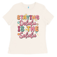 Bone staying delulu is the solulu Ladies Tee - MaliasSmallBusiness
