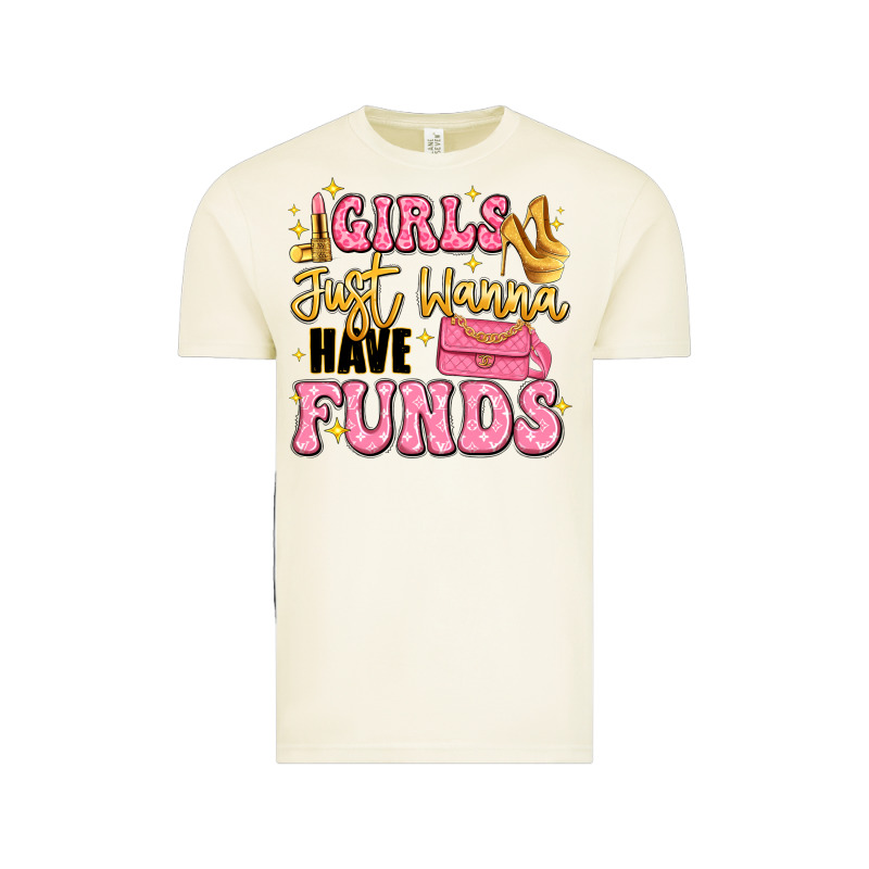 Girls Just Wanna Have Funds Vintage Tee by LillyAllenDesigns | Teevron