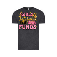 Vintage Black girls just wanna have funds Vintage Tee - LillyAllenDesigns