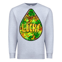 Heather Grey St.patrick's teardrop earrings Premium Sweatshirt - FaDigitalArtStudio