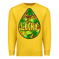 Lemon St.patrick's teardrop earrings Premium Sweatshirt - FaDigitalArtStudio