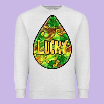 St.patrick's Teardrop Earrings Premium Sweatshirt Designed By Fadigitalartstudio