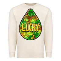Sandshell St.patrick's teardrop earrings Premium Sweatshirt - FaDigitalArtStudio