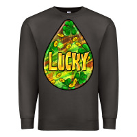 Smoke St.patrick's teardrop earrings Premium Sweatshirt - FaDigitalArtStudio