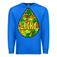 True Royal St.patrick's teardrop earrings Premium Sweatshirt - FaDigitalArtStudio