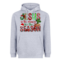 Heather Grey jesus is the reason for the season christmas bbs Heavyweight Hoodie - BundleAndBundleShop