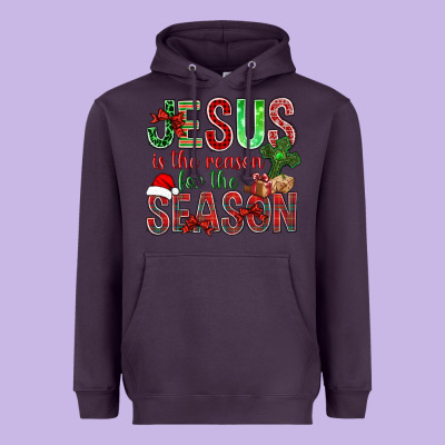 Jesus Is The Reason For The Season Christmas Bbs Heavyweight Hoodie Designed By Bundleandbundleshop