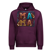 Mauve Wine American Football Mama Mother's Day Urban Hoodie - LillyAllenDesigns
