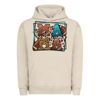 Pigment French Oak American Football Mama Mother's Day Urban Hoodie - LillyAllenDesigns