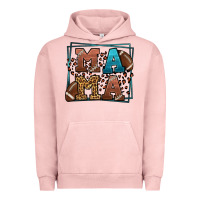 Pigment Salmon American Football Mama Mother's Day Urban Hoodie - LillyAllenDesigns