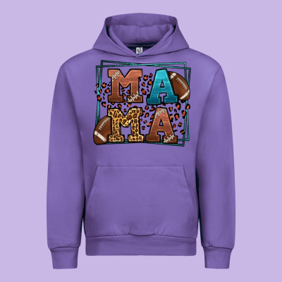 American Football Mama Mother's Day Urban Hoodie Designed By Lillyallendesigns