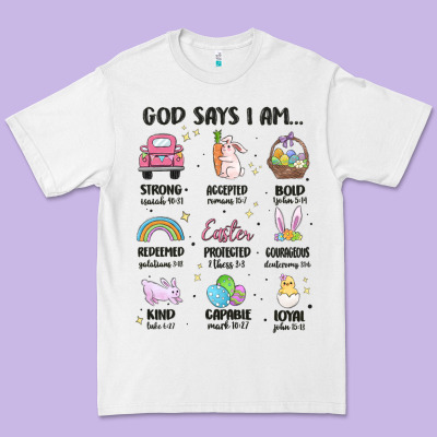Christian Easter Premium Tee Designed By Maliassmallbusiness