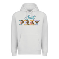Dove Grey Just Pray Premium Hoodie - JahusDesignShop