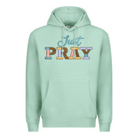 Seafoam Just Pray Premium Hoodie - JahusDesignShop