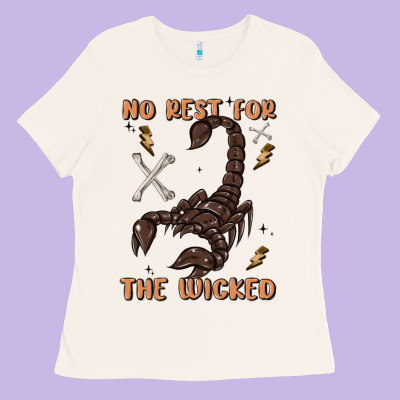 No Rest For The Wicked Ladies Tee Designed By Maliassmallbusiness