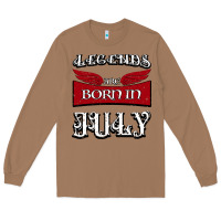Toasted Coconut Legends are born in July Long Sleeve Tee - Bettercallsaul