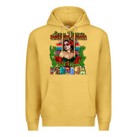 Antique Gold Mexican Chingona Premium Hoodie - FaDigitalArtStudio