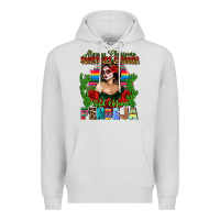 Dove Grey Mexican Chingona Premium Hoodie - FaDigitalArtStudio
