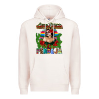 Pale Pink Mexican Chingona Premium Hoodie - FaDigitalArtStudio