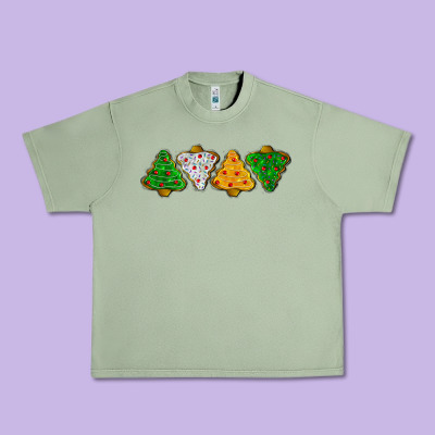 Christmas Tree Cookies Urban Heavy Tee Designed By Lillyallendesigns