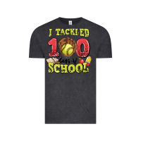 Vintage Black i tackled days of school softball Vintage Tee - LillyAllenDesigns