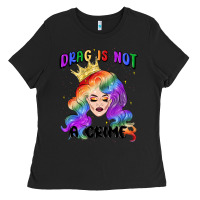 Black drag is not a crime fabulous drag queen Ladies Tee - MaliasSmallBusiness