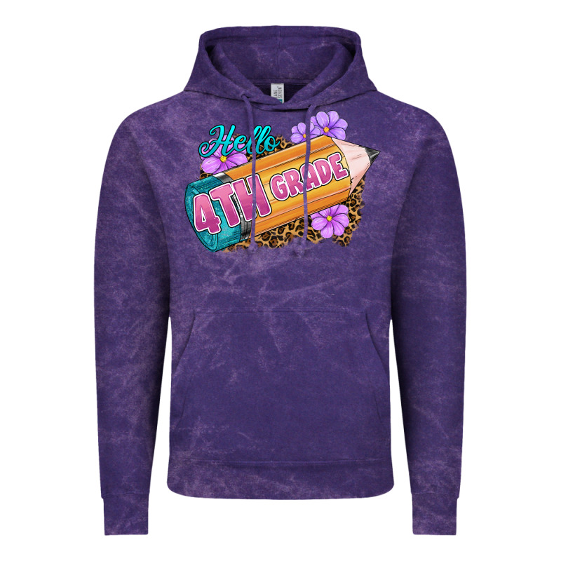 Hello 4th Grade Vintage Hoodie by RanaPortraitStore | Teevron