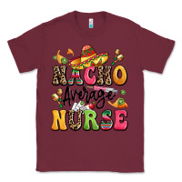 Burgundy nacho average nurse Classic Tee - LillyAllenDesigns