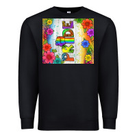 Black LGBTQ+ Pride With Flower Tumbler Premium Sweatshirt - BundleAndBundleShop