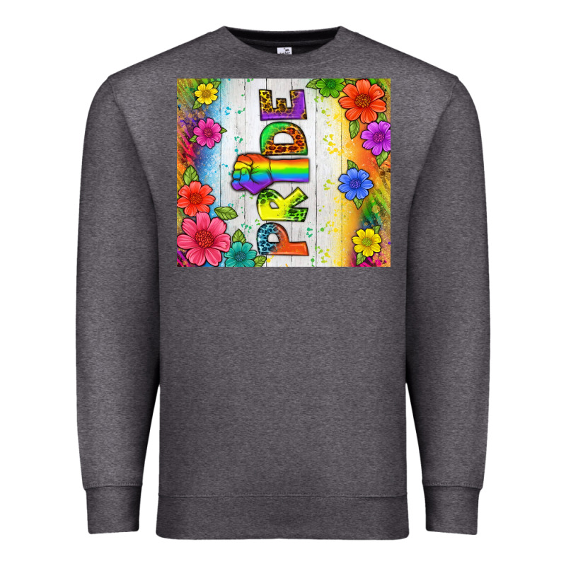 Lgbtq+ Pride With Flower Tumbler Premium Sweatshirt by BundleAndBundleShop | Teevron