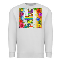 Dove Grey LGBTQ+ Pride With Flower Tumbler Premium Sweatshirt - BundleAndBundleShop